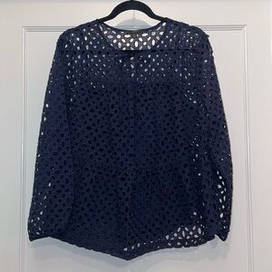 J. Crew Women’s XL Eyelet Blouse